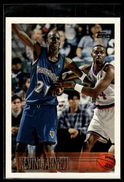 1996-97 Hoops #220 Kevin Garnett Minnesota Timberwolves -2