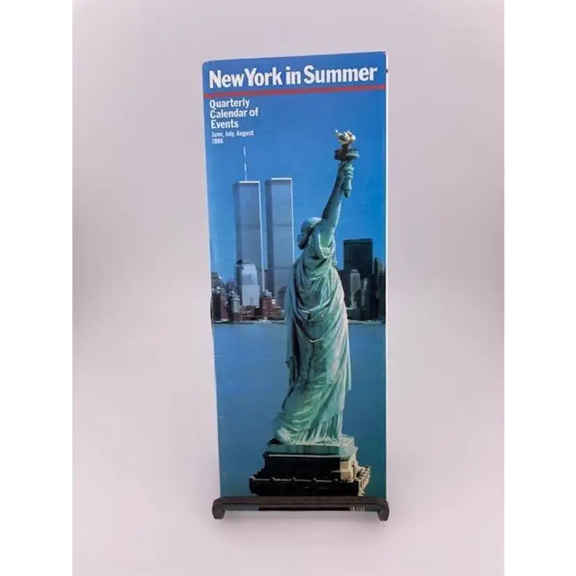 Vintage 1986 New York in The Summer Activities Brochure - World Trade Towers