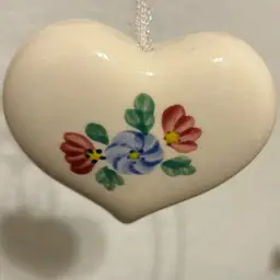 Heart Ceramic Ornament