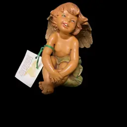 Fontanini Smooth Cherub Angel Shelf  Sitter Figurine