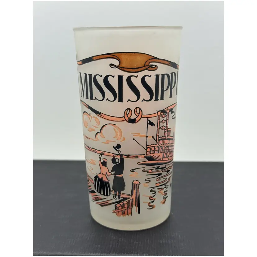 1950’s Hazel Atlas Mississippi Souvenir Glass