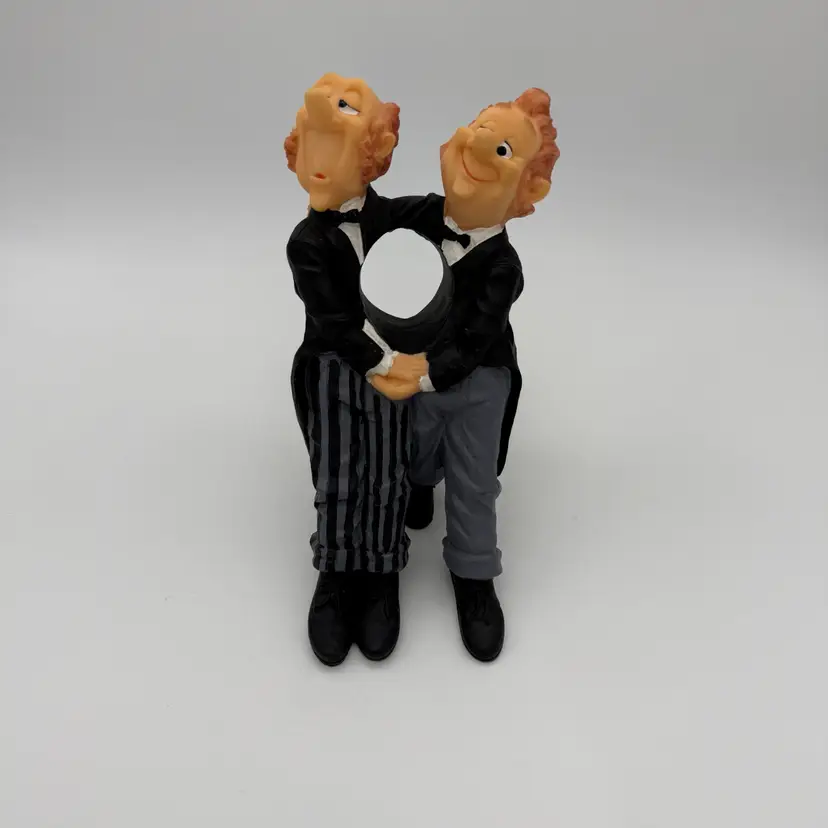 Vintage James The Butler Wine Bottle Holder Bar Kitchen Decor 8”