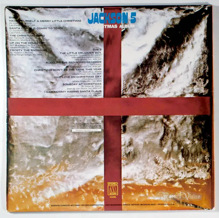 Jackson 5 - Christmas Album (1970) Vinyl LP • Michael, Holiday, Frosty