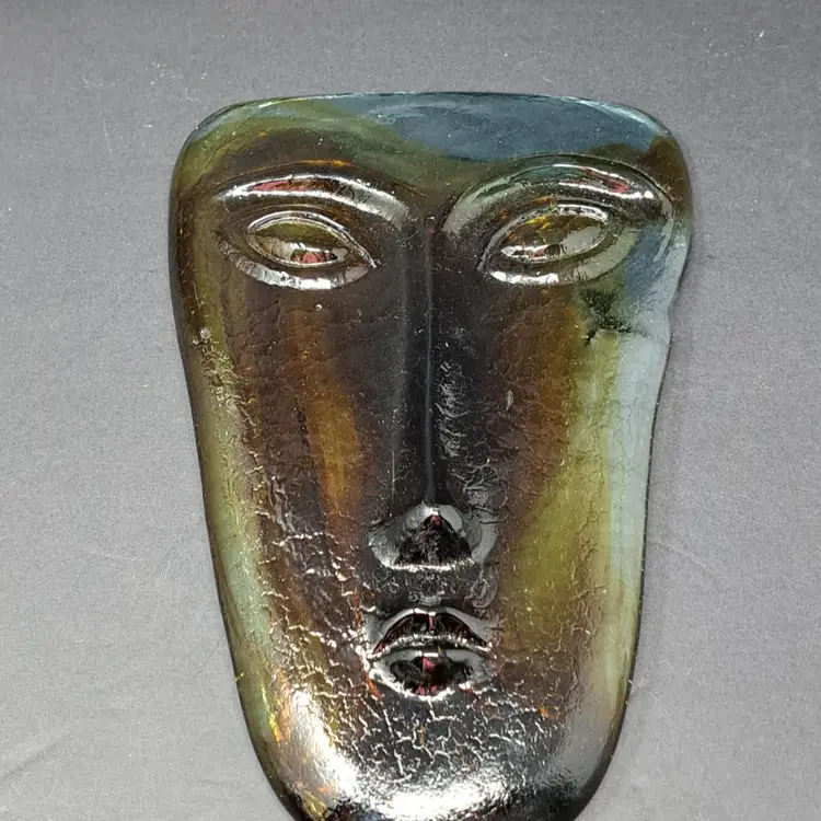 Art Glass Mask Unsigned
