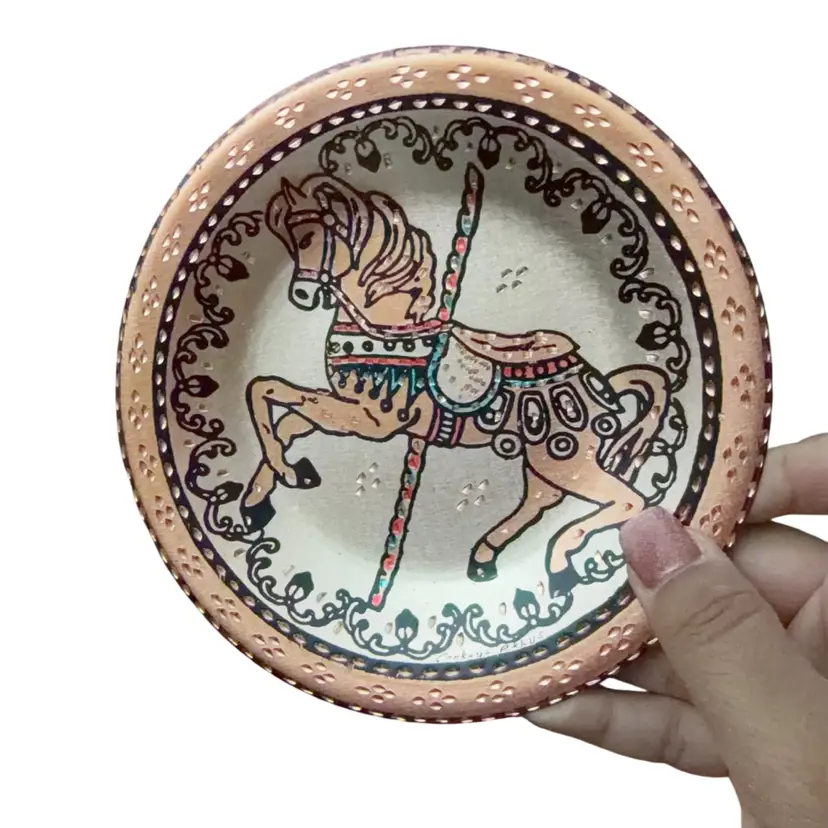 Etched Metal Unicorn Wall Plate