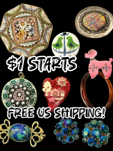 Micro Mosaics, Damascene, Sterling, Murano, Enamel