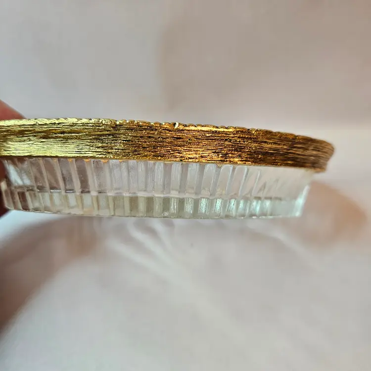 Matson Gold Ormalu and Glass Soap Dish