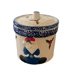 Ceramic Crock Candle With Lid