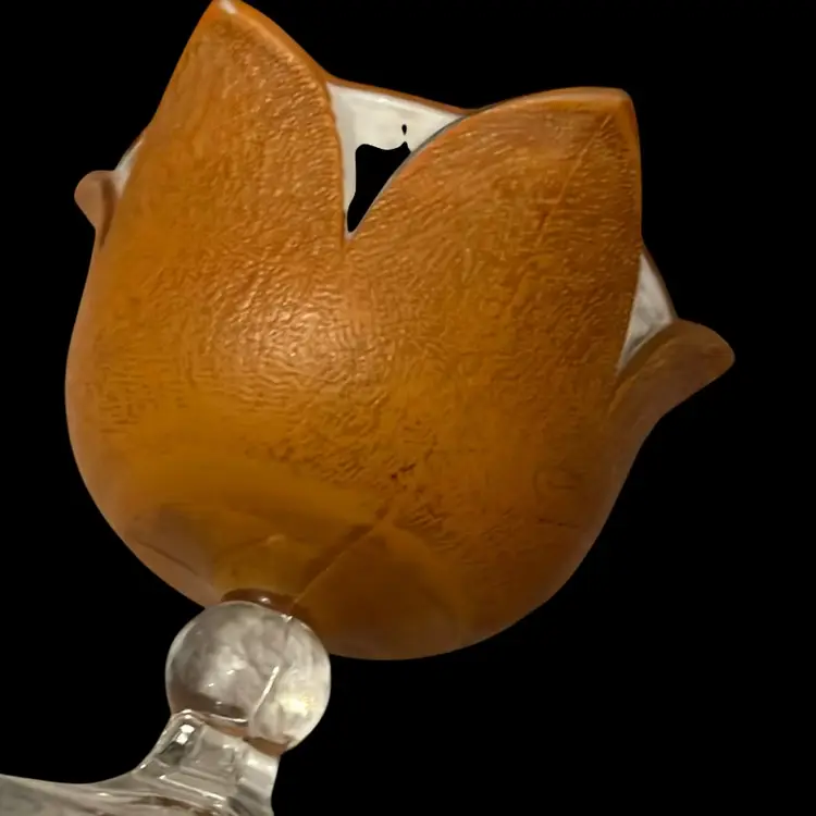 Vintage Orange Peel Or Lotus Dessert Cup