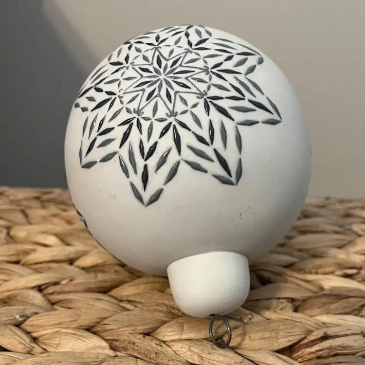 Stunning Large Pottery Ornament From Mexico