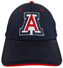 University of Arizona Wildcats Classic Blue Logo NCAA Fitted Hat by The Game