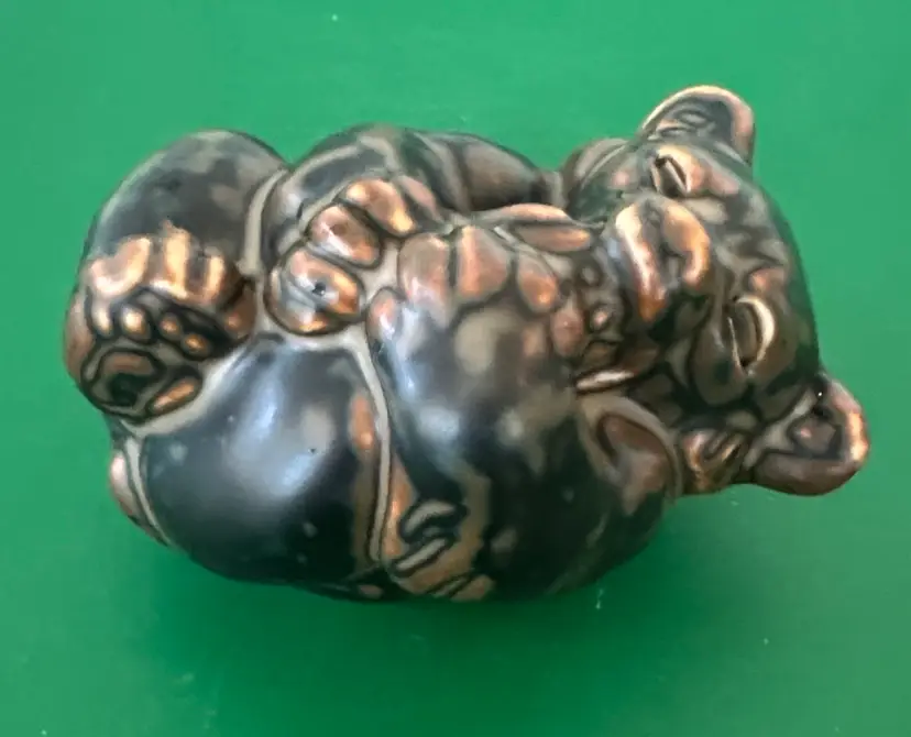 Royal Copenhagen Denmark Bear Cub #21434 Designer Knud Kyhn Vintage 1940s