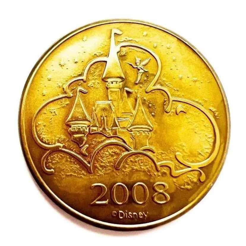 Disneyland Resort 2008 Commemorative Token Year Of A Million Dreams Souvenir