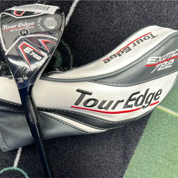 Tour Edge 722 #3 Hybird Left Handed , KBS R Flex New In Plastic