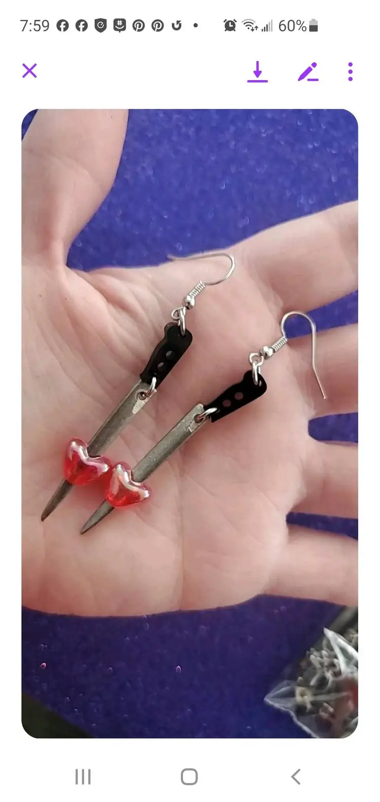 Dagger Earrings