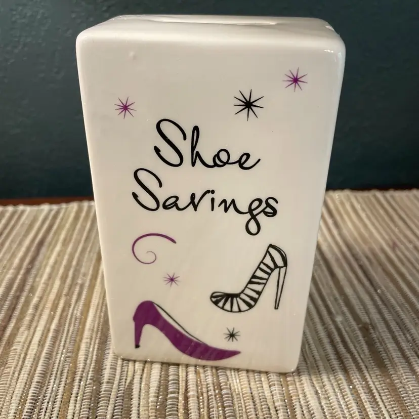 #01 Vintage Ceramic Coin Bank/ Vanity Decor