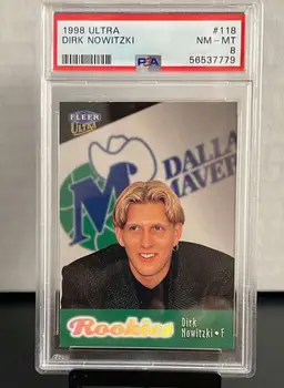 1998 Fleet Ultra Dirk Nowitzki RC PSA 8
