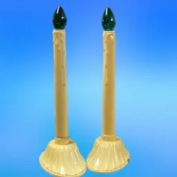 Vintage Green Window Lights (2) Work