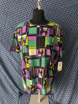 NWT LulaRoe Disney Maleficent Tunic Top