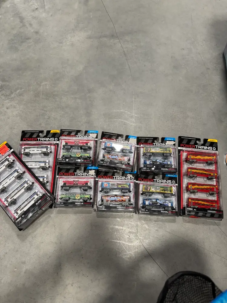 Power Trains Series 1 And 2 Train Lot. Qty Of 9 Packages In C3