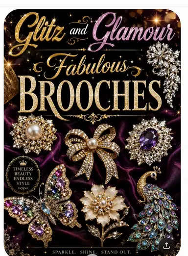 INTRODUCING OUR NEW INVENTORY!! BROOCHES AND MUCH MORE FOR MEN AND WOMEN!