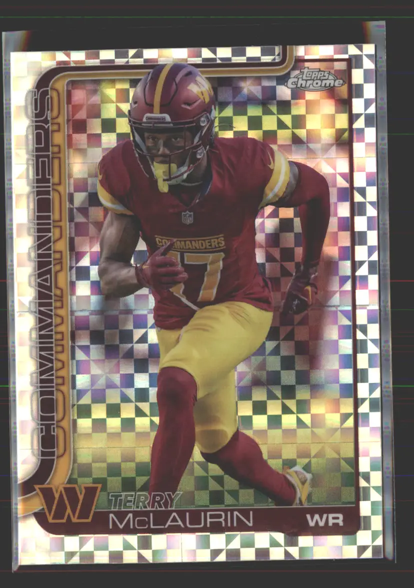 Terry Mclaurin 2025 Topps Chrome X-Fractor #208 - (142) - Washington Commanders