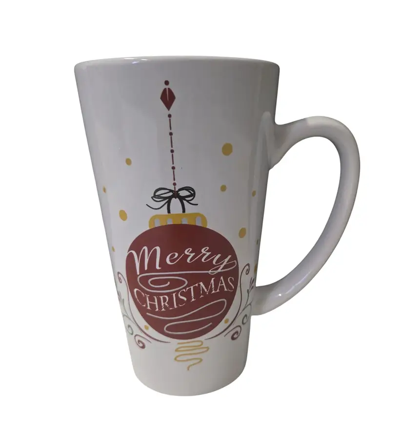 Old East Main Co. Merry Christmas Tall Coffee Mug Ornament Design Holiday