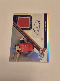 Caden Dana 2024 Bowman's Best All Star Futures Game Auto-Relic Silver Refractor /199 #FGRA-CD Angels