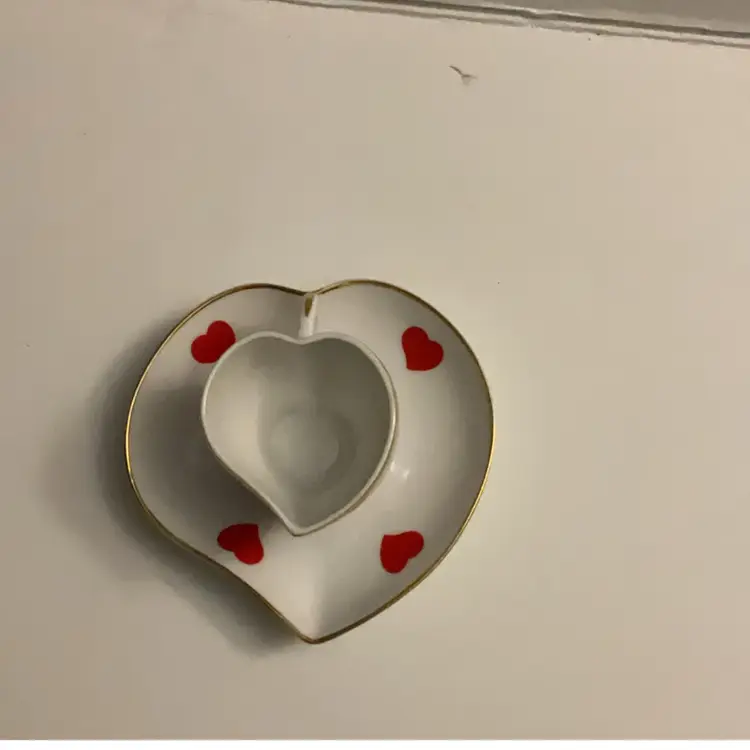 Heart Shaped Espresso Demitasse Cup