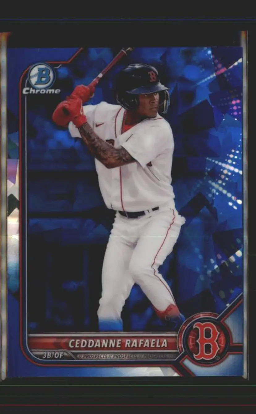 2022 Bowman Draft Sapphire Edition #BDC-104 Ceddanne Rafaela - (137) - Boston Red Sox