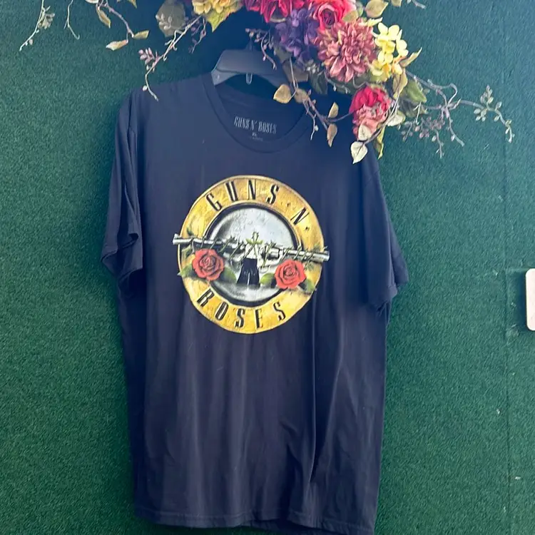 Gun’s N Roses Black T-shirt , Vintage Style 