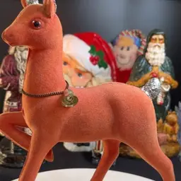 Red Flocked Reindeer