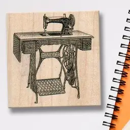 Vintage Singer Sewing Machine Rubber Stamp