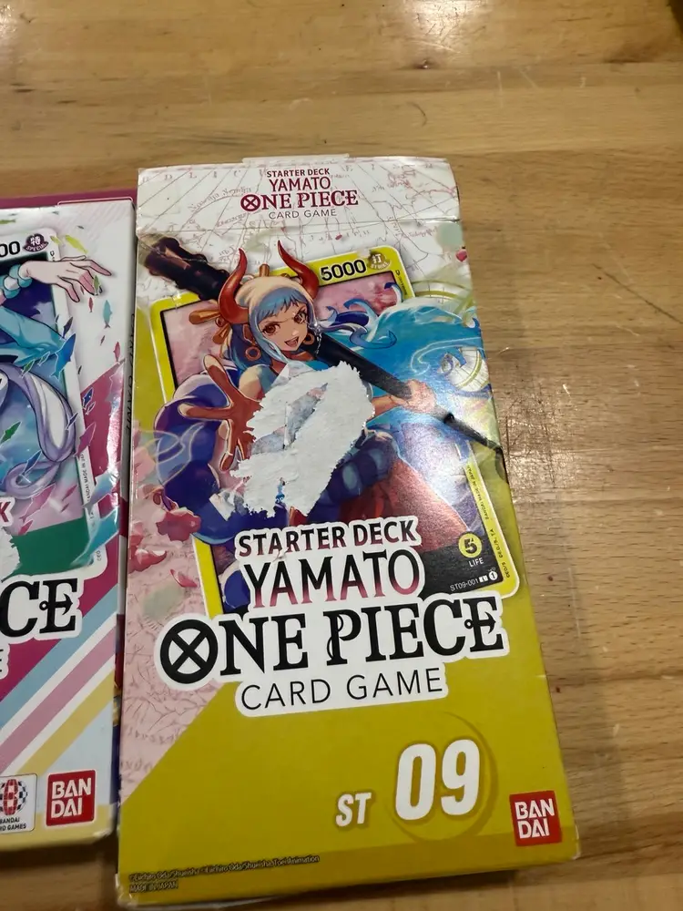 Lot Of 4x One Piece Starter Decks (box Damage)