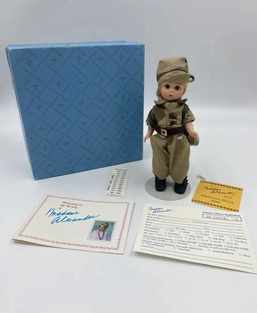 Madame Alexander Doll "Welcome Home" Desert Storm 1991 Blonde Hair Boxed