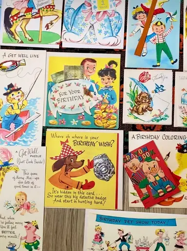 So Many *Unsigned* Greeting Cards!