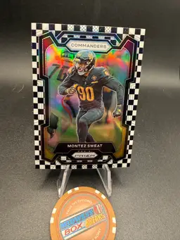 Montez Sweat Checkerboard 2023 Prizm Washington Commanders