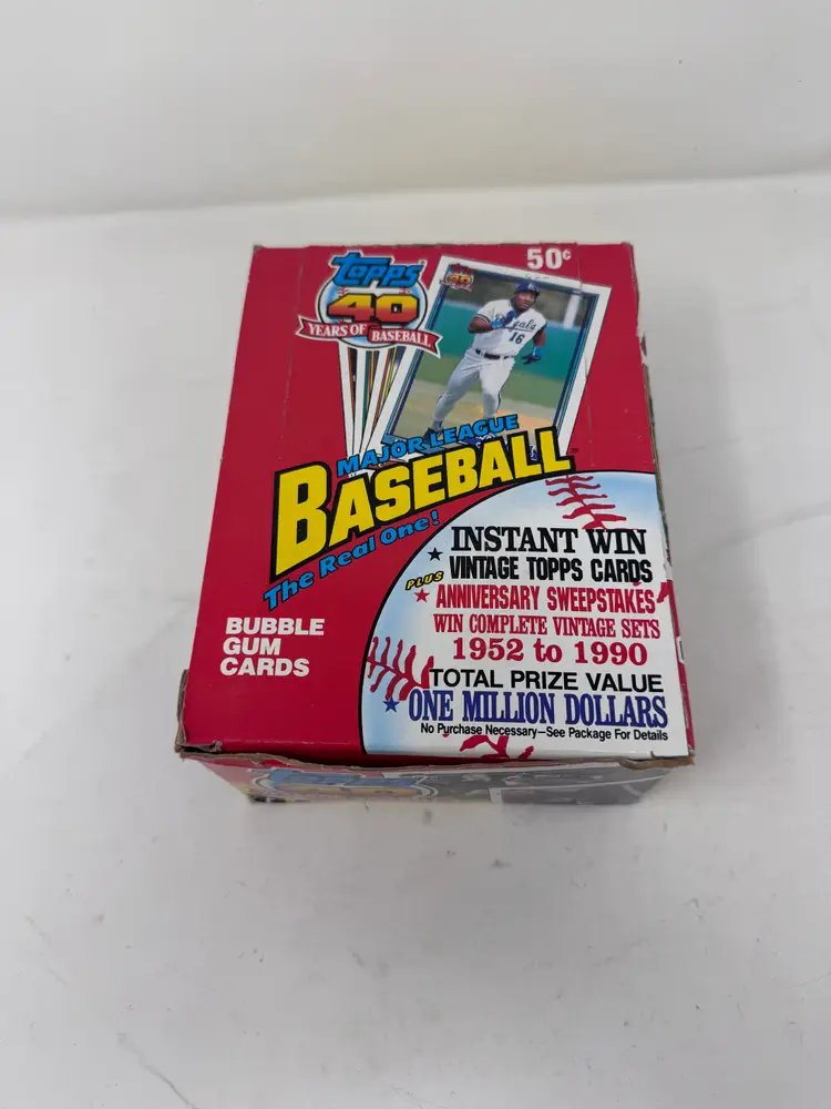 1991 Topps Baseball 40 years of Baseball Wax Box - Multiples Available
