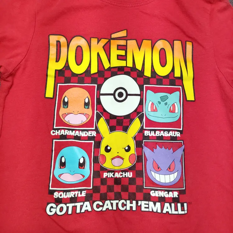 Pokemon Bundle Boys Large Long Sleeve Shirt Pikachu Figure Dive Ball Discs Set