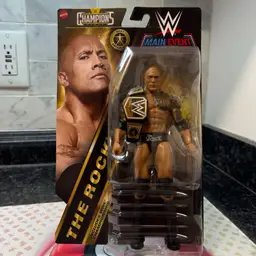 The Rock Champions Main Event Series Figure