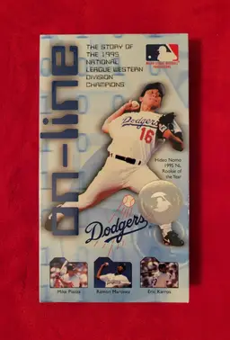 Dodgers On-Line 1995 National League Western Division Champions VHS New Orion