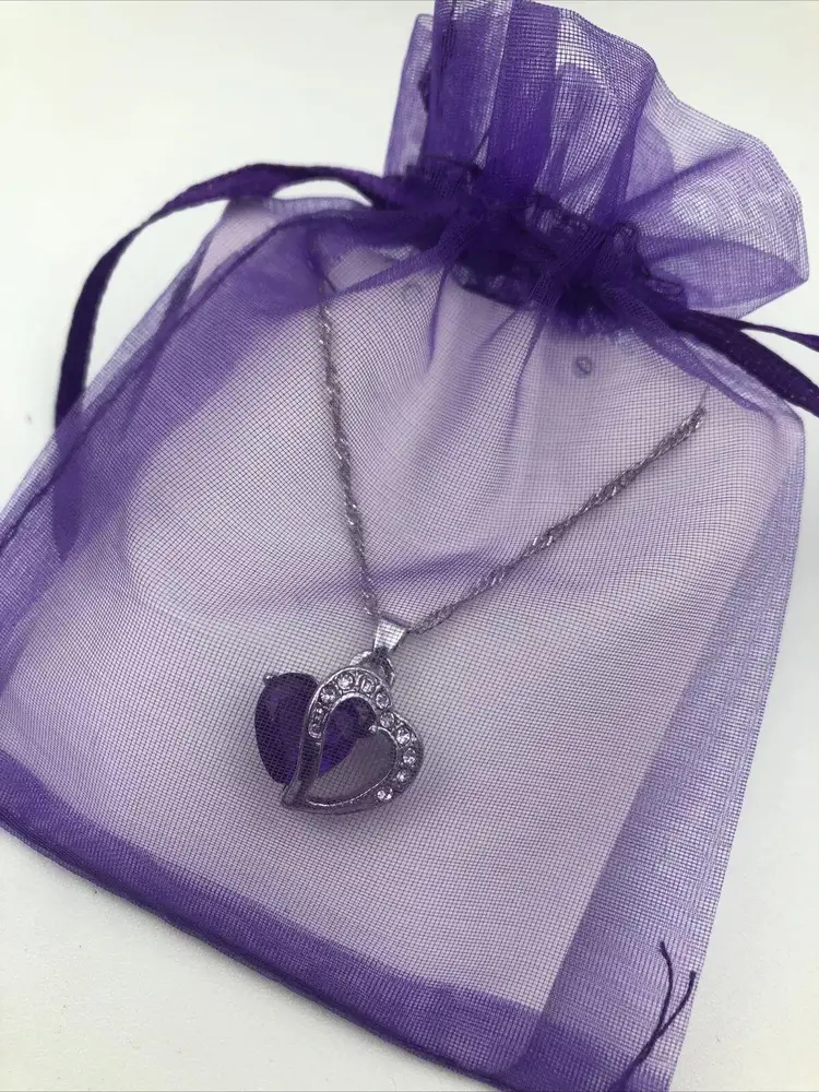 #01 - Purple Heart Necklace