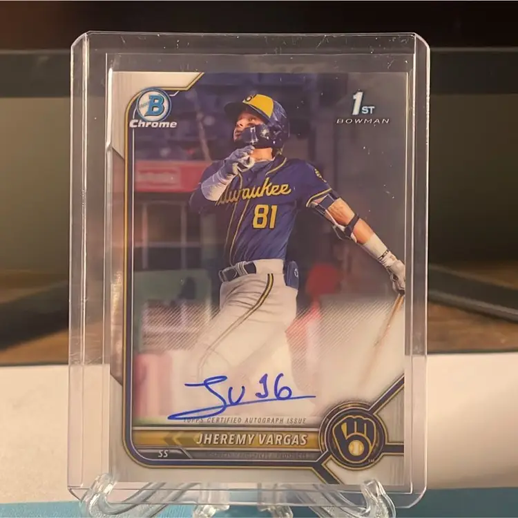 Jheremy Vargas 1st Bowman Auto