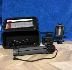 13 Black GoPro with Joby Impluse Accessories