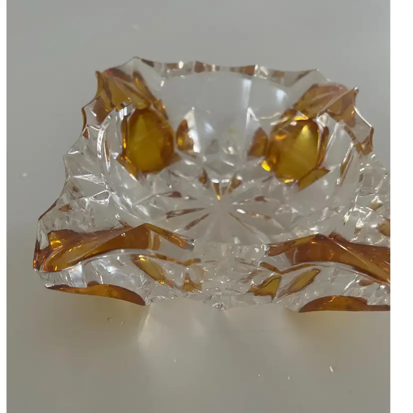 Vintage Cut glass ashtray