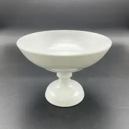 Royal Copenhagen White Fluted Plain Trifle Bowl #428 Pedestal Compote