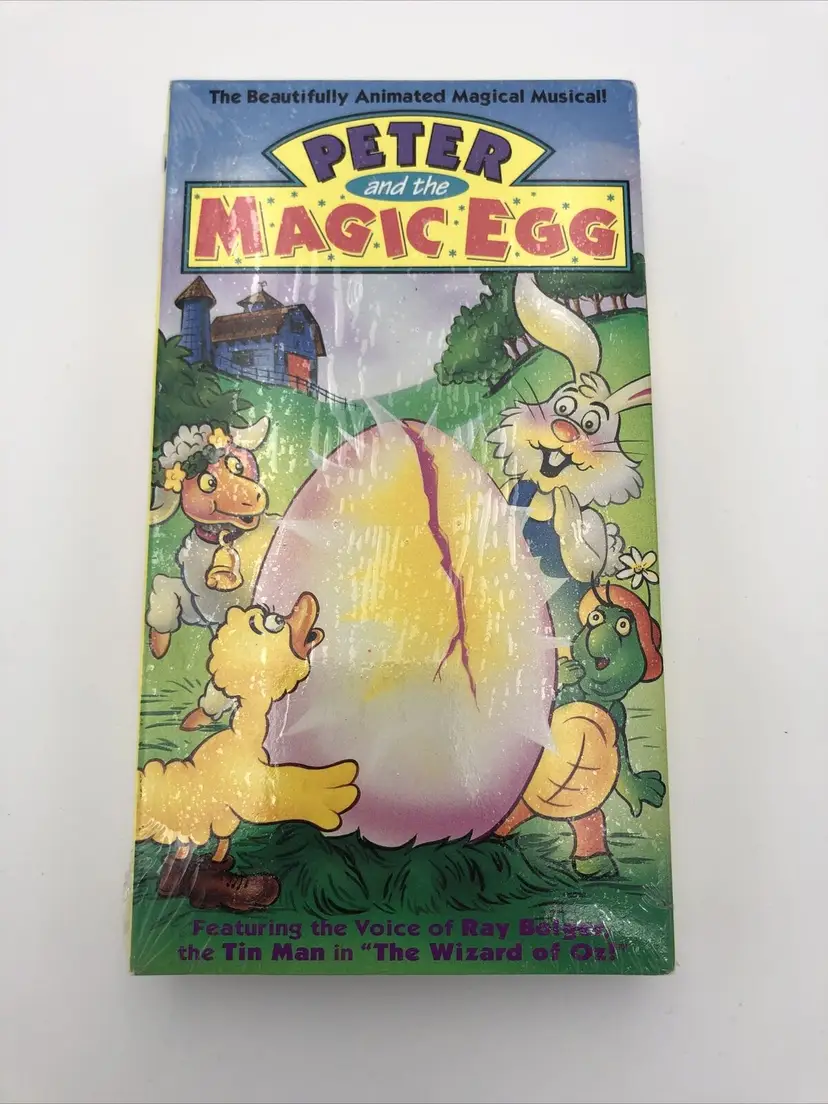 Animated Musical Peter and the Magic Egg (1973 Sealed VHS)