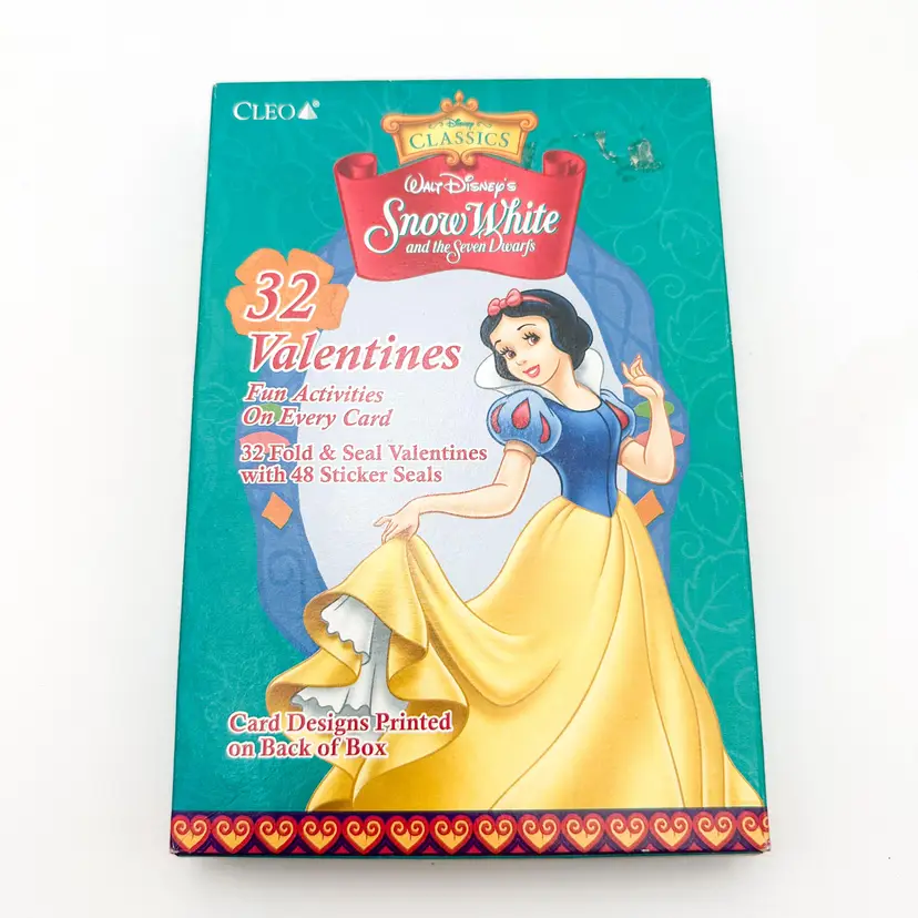 Snow White Disney Valentines by Cleo Unopened