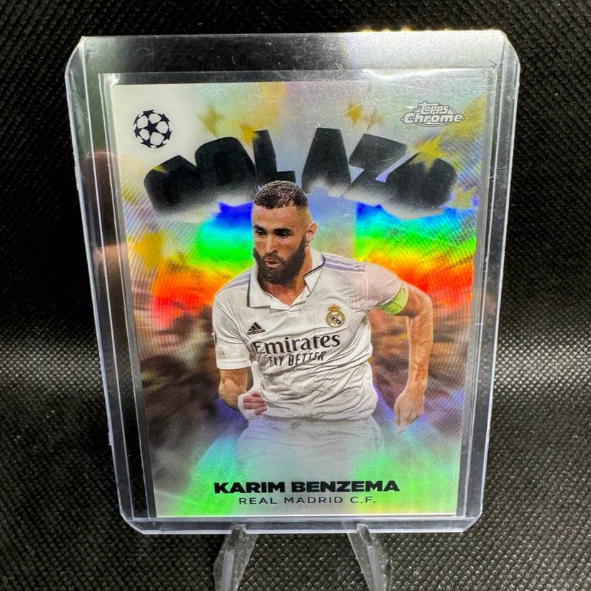 Karim Benzema 2022-23 Topps Chrome UEFA Golazo Real Madrid