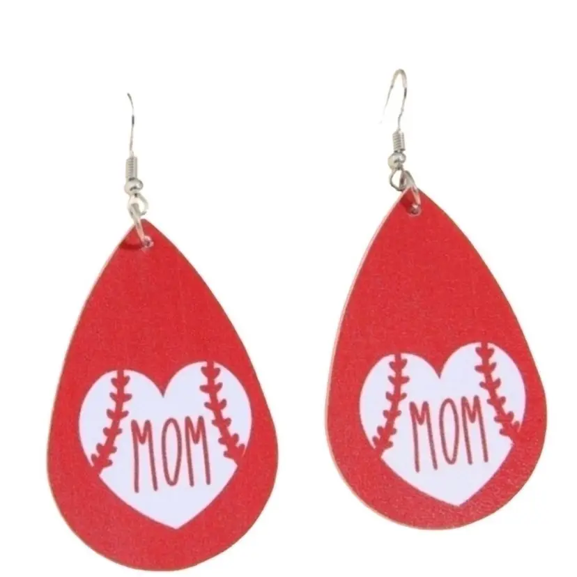 Baseball Earrings- Handmade